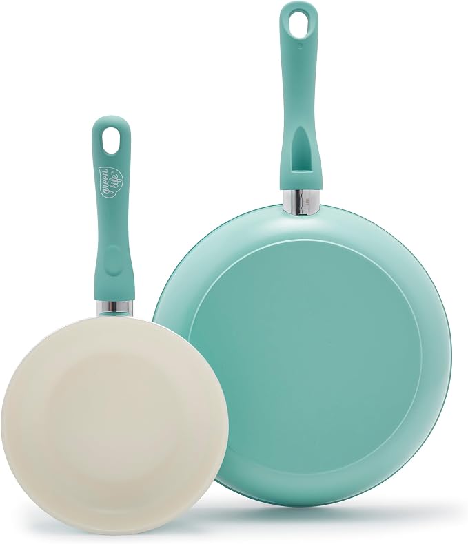 DAGDEAL: GreenLife Pannenset Soft Grip (2-delig) – OP = OP!