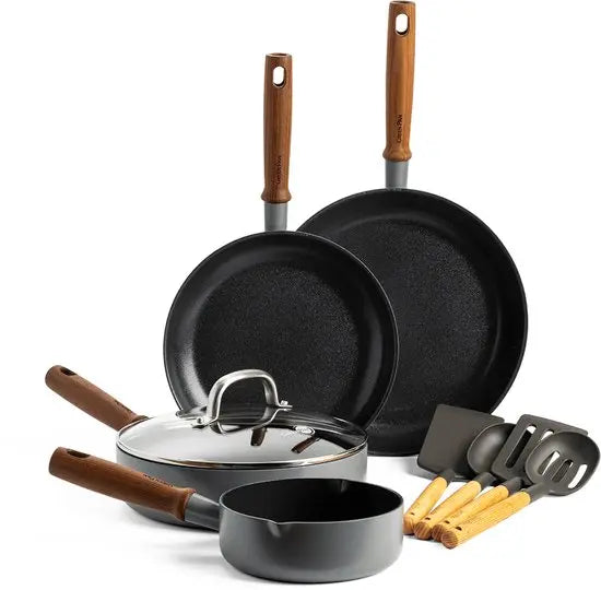 GreenPan Mayflower Pro Pannenset 9-delig – Antracietgrijs | PFAS-vrij & Inductie