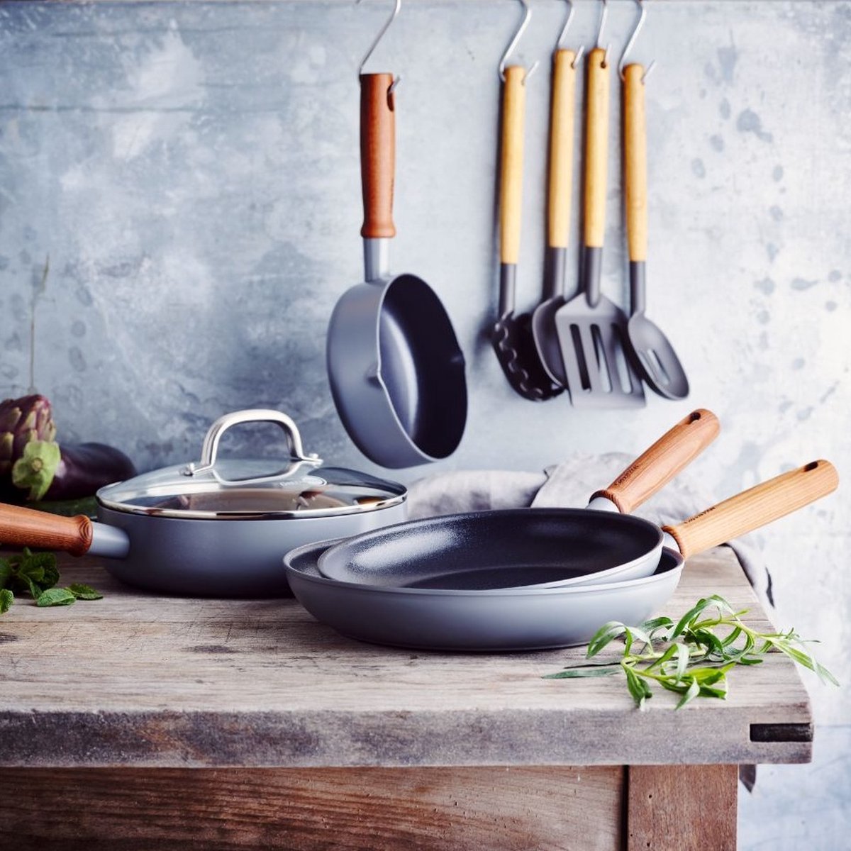 GreenPan Mayflower Pro Pannenset 9-delig – Antracietgrijs | PFAS-vrij & Inductie